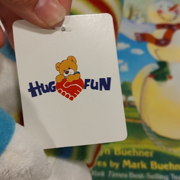 Plush snowman with story book - Picture 6 of 7